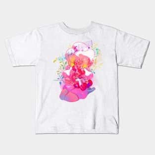 Playing in the garden. Kids T-Shirt